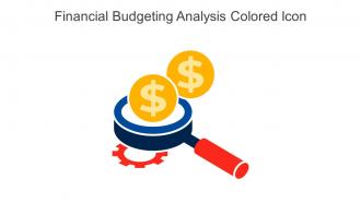 Financial Budgeting Analysis Colored Icon In Powerpoint Pptx Png And Editable Eps Format
