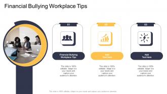 Financial Bullying Workplace Tips In Powerpoint And Google Slides Cpb