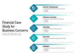 Financial case study for business concerns
