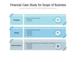 Financial case study for scope of business