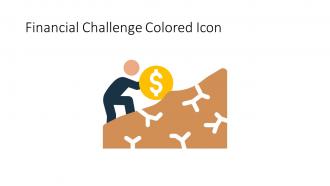 Financial Challenge Colored Icon In Powerpoint Pptx Png And Editable Eps Format