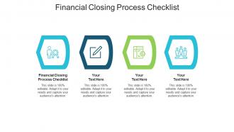 Financial closing process checklist ppt powerpoint presentation infographics vector cpb