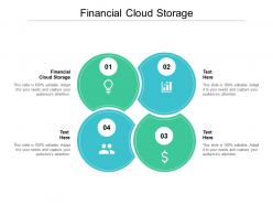 Financial cloud storage ppt powerpoint presentation ideas designs download cpb