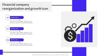 Financial Company Reorganization And Growth Icon