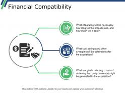 Financial compatibility presentation background images