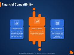 Financial compatibility synergies ppt powerpoint presentation inspiration clipart