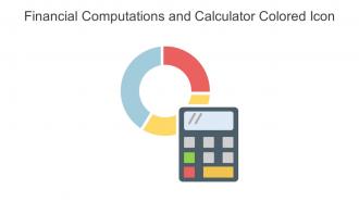 Financial Computations And Calculator Colored Icon In Powerpoint Pptx Png And Editable Eps Format