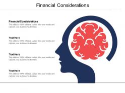 Financial considerations ppt powerpoint presentation file slide cpb