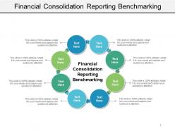 Financial consolidation reporting benchmarking ppt powerpoint presentation portfolio slide cpb
