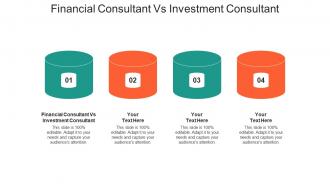 Financial consultant vs investment consultant ppt powerpoint presentation show background cpb