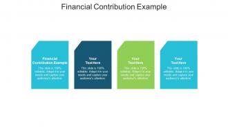 Financial contribution example ppt powerpoint presentation professional templates cpb