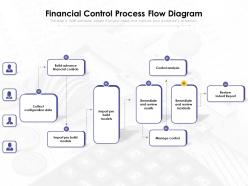 Financial control process flow diagram