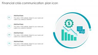Financial Crisis Communication Plan Icon