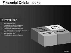 Financial crisis icons powerpoint presentation slides db