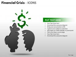 Financial crisis icons ppt 2 17