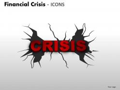 Financial Crisis Icons PPT 5 20