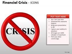 Financial crisis icons ppt 8 23