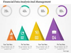 Financial data analysis and management flat powerpoint design