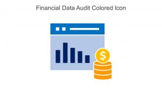 Financial Data Audit Colored Icon In Powerpoint Pptx Png And Editable Eps Format