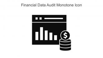 Financial Data Audit Monotone Icon In Powerpoint Pptx Png And Editable Eps Format