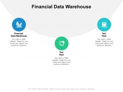 Financial data warehouse ppt powerpoint presentation portfolio ideas cpb