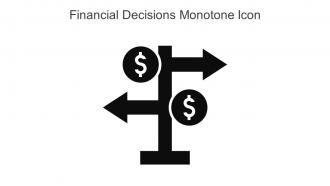 Financial Decisions Monotone Icon In Powerpoint Pptx Png And Editable Eps Format