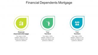 Financial dependents mortgage ppt powerpoint presentation slides design templates cpb