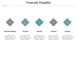 Financial disability ppt powerpoint presentation summary display cpb