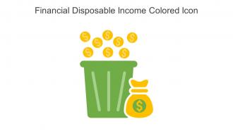 Financial Disposable Income Colored Icon In Powerpoint Pptx Png And Editable Eps Format