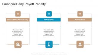 Financial Early Payoff Penalty In Powerpoint And Google Slides Cpb