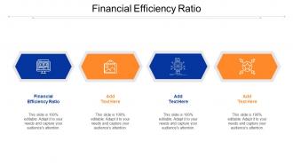 Financial Efficiency Ratio Ppt Powerpoint Presentation Pictures Visual Aids Cpb