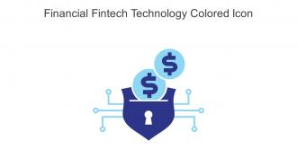 Financial Fintech Technology Colored Icon In Powerpoint Pptx Png And Editable Eps Format