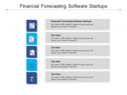 Financial forecasting software startups ppt powerpoint presentation file good cpb