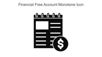 Financial Free Account Monotone Icon In Powerpoint Pptx Png And Editable Eps Format