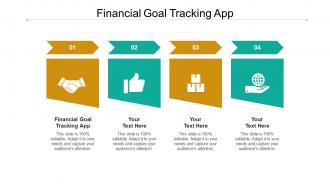 Financial goal tracking app ppt powerpoint presentation infographics objects cpb
