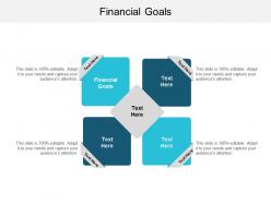 Financial goals ppt powerpoint presentation file master slide cpb
