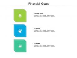 Financial goals ppt powerpoint presentation gallery format ideas cpb