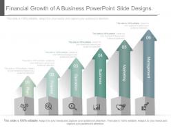 Financial growth of a business powerpoint slide designs