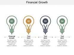 Financial growth ppt powerpoint presentation icon images cpb
