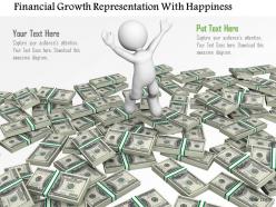 Financial growth representation with happiness ppt graphics icons