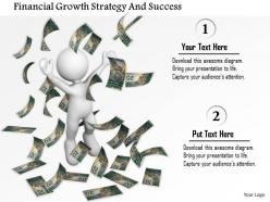 Financial growth strategy and success ppt graphics icons