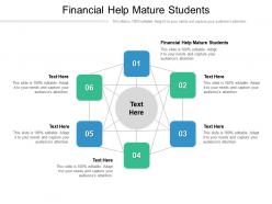 Financial help mature students ppt powerpoint presentation inspiration graphics pictures cpb