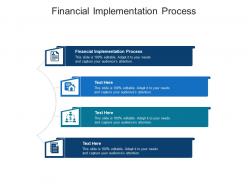Financial implementation process ppt powerpoint presentation infographics file formats cpb