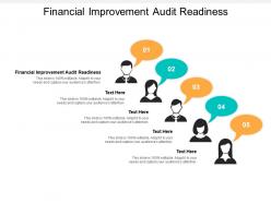 Financial improvement audit readiness ppt powerpoint presentation infographic template example
