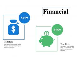 Financial in business ppt visual aids background images
