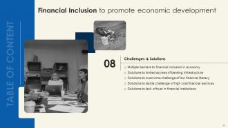 Financial Inclusion To Promote Economic Development Fin CD Adaptable Impressive