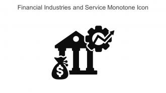 Financial Industries And Service Monotone Icon In Powerpoint Pptx Png And Editable Eps Format