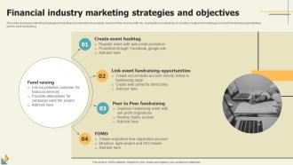 Financial Industry Marketing Strategies And Objectives
