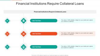 Financial Institutions Require Collateral Loans In Powerpoint And Google Slides Cpb