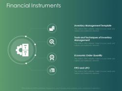 Financial instruments slide management ppt powerpoint presentation model backgrounds